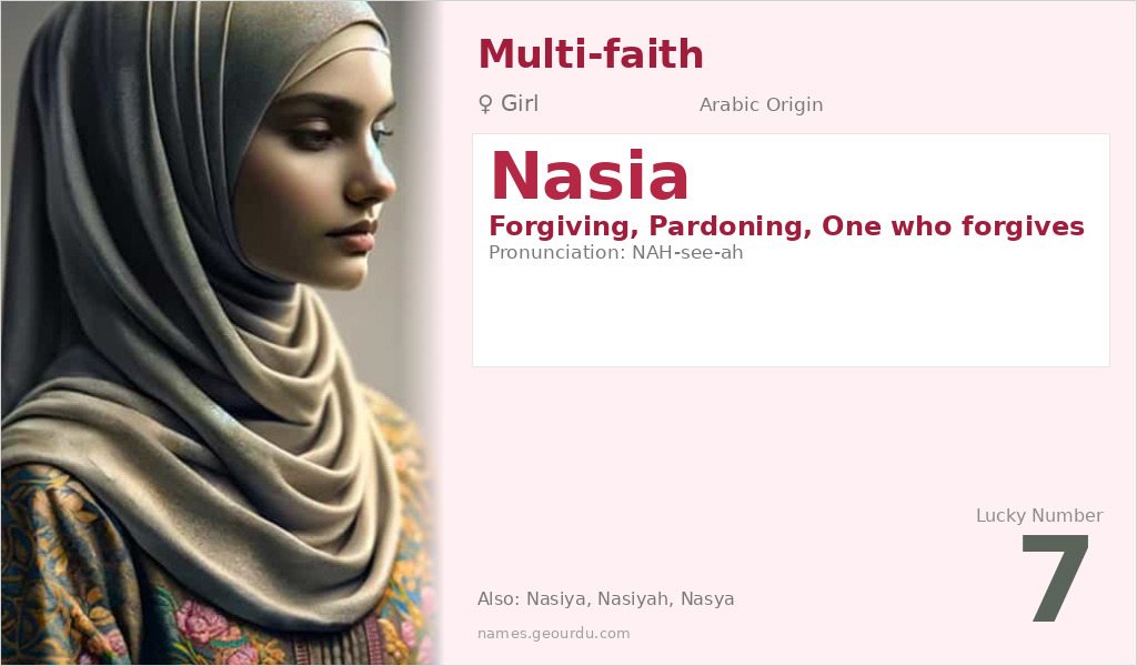 Nasia Name Meaning and Details