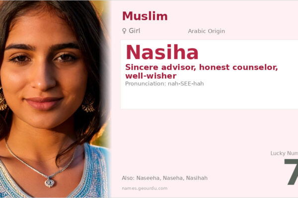Nasiha Name Meaning — Arabic Origin, Girl Name & Islamic Significance (2025)