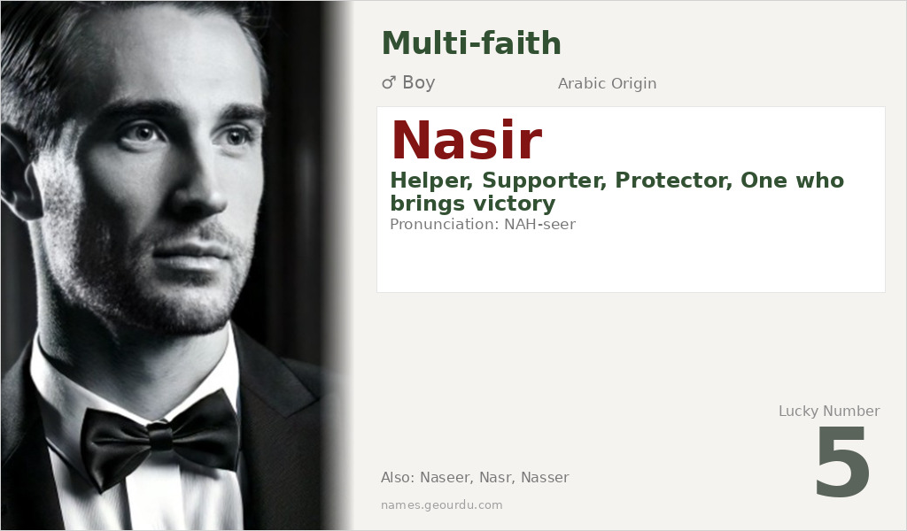 Nasir Name Meaning and Details
