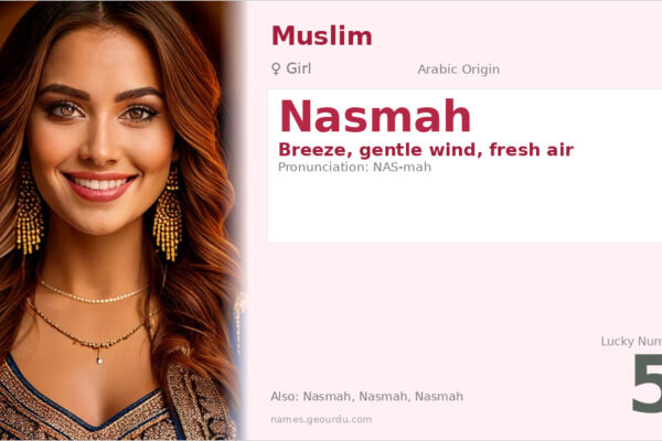 Nasmah Name Meaning — Arabic Origin, Girl Name & Details (2025)