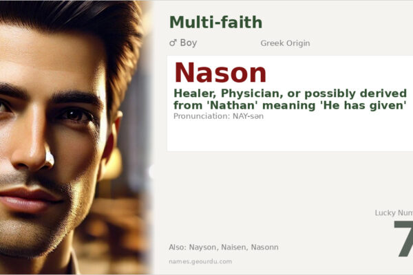Nason Name Meaning — Greek Origin, Boy Name & History (2025)