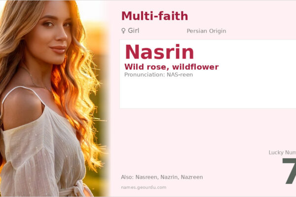 Nasrin Name Meaning — Persian Origin, Girl Name & Details (2025)