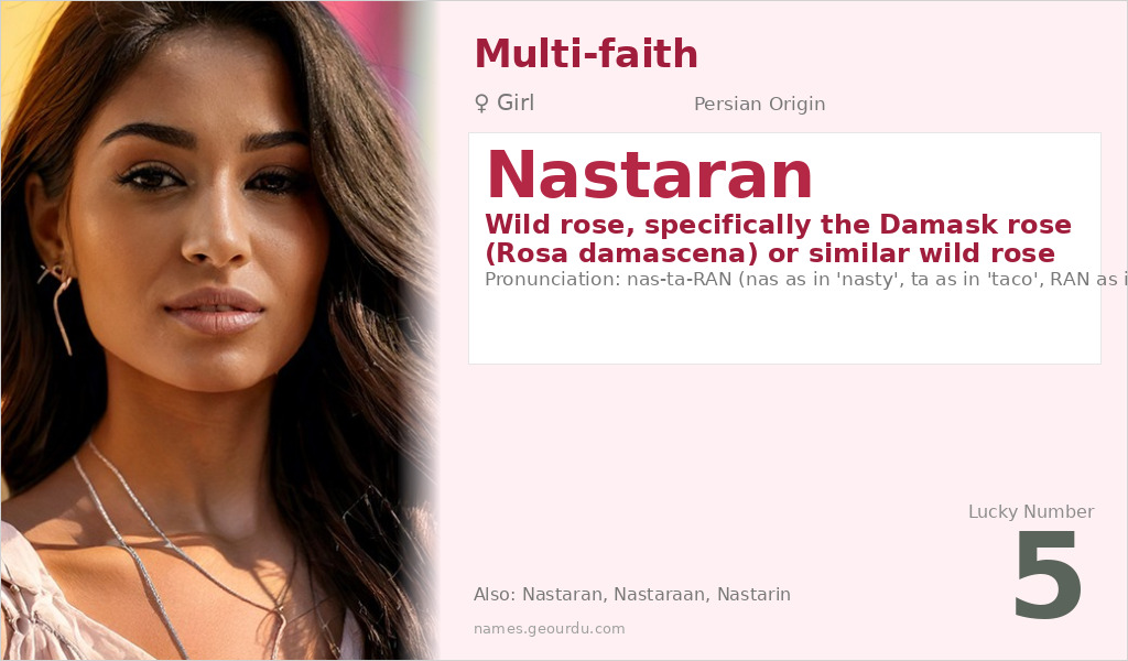 Nastaran Name Meaning and Details