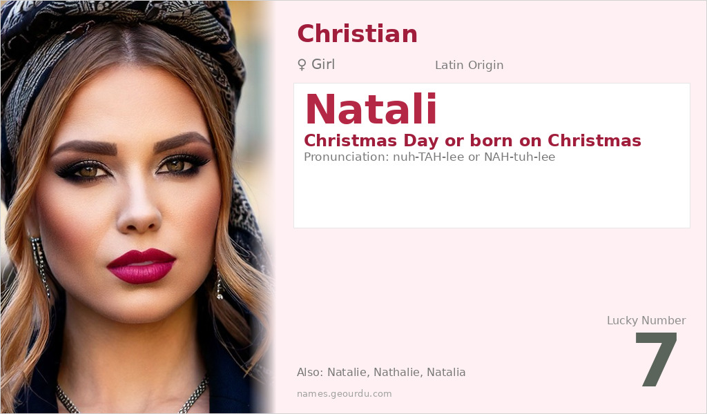Natali Name Meaning and Details