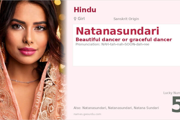 Natanasundari Meaning — Beautiful Dancer, Sanskrit Origin & Details (2025)