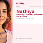 Nathiya Name Meaning and Details