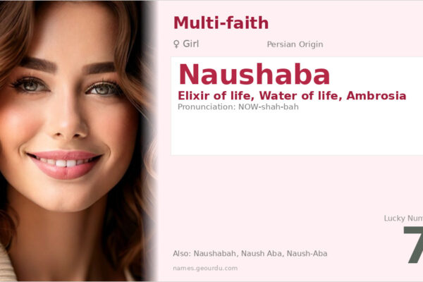 Naushaba Name Meaning — Persian Origin, Girl Name & Details (2025)