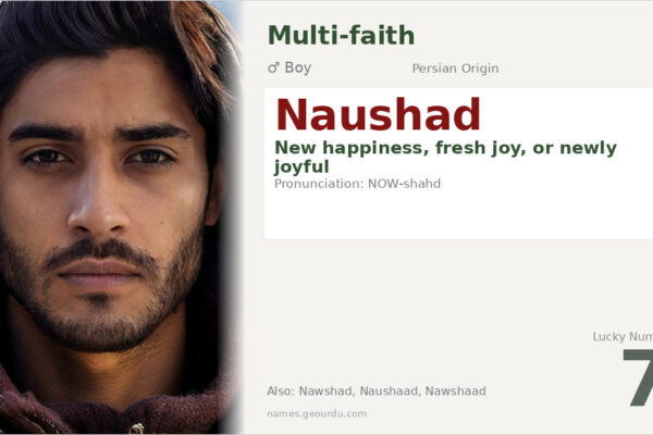 Naushad Name Meaning — Persian Origin, Boy Name & Details (2025)
