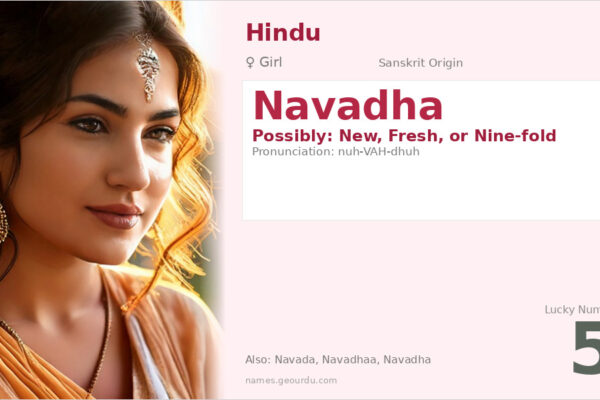 Navadha Name Meaning — Origin, Gender & Details (2025)