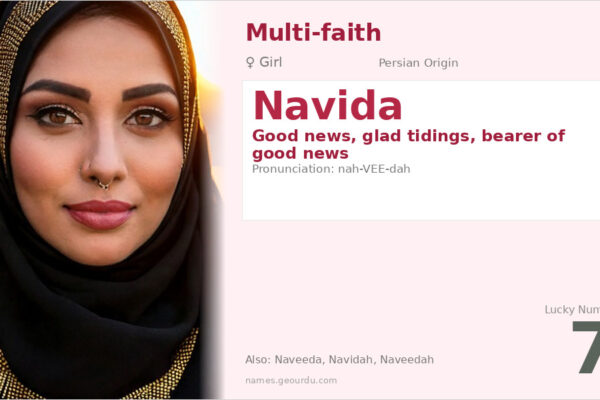 Navida Name Meaning — Persian Origin, Girl Name & Cultural Significance (2025)