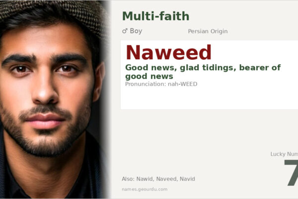 Naweed Name Meaning — Persian Origin, Boy Name & Details (2025)