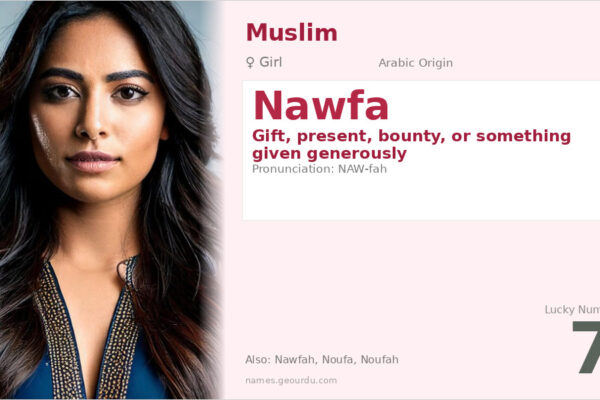 Nawfa Name Meaning — Arabic Origin, Girl Name & Details (2025)