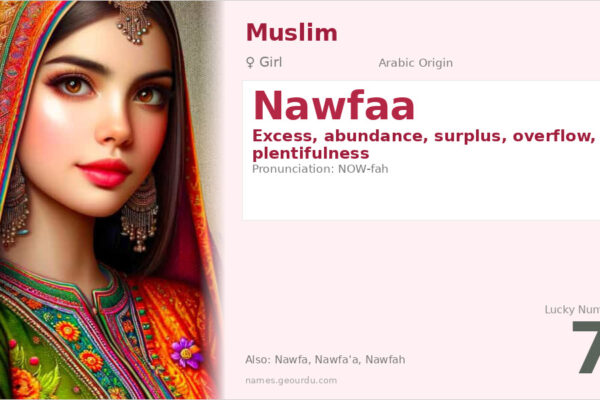 Nawfaa Name Meaning — Arabic Origin, Girl Name & Details (2025)