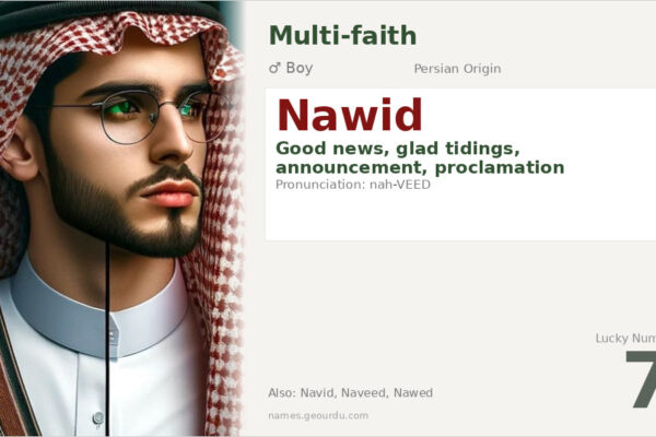 Nawid Name Meaning — Persian Origin, Boy Name & Details (2025)