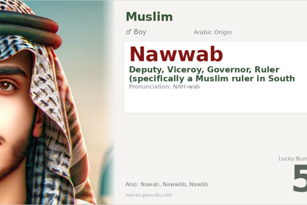 Nawwab Name Meaning — Arabic Origin, Boy Name & Historical Significance (2025)