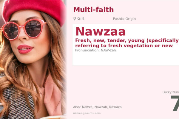 Nawzaa Name Meaning — Pashto Origin, Girl Name & Details (2025)