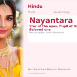 Nayantara Name Meaning and Details
