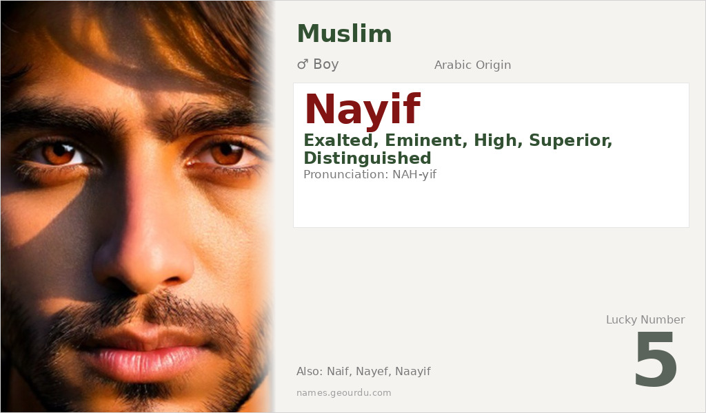 Nayif Name Meaning and Details