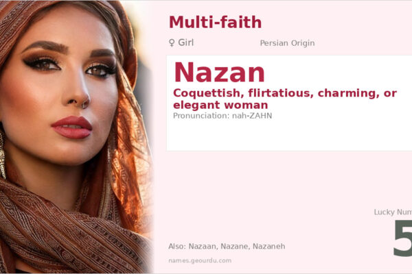 Nazan Name Meaning — Persian Origin, Girl Name & Details (2025)