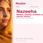 Nazeeha Name Meaning and Details