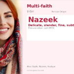 Nazeek Name Meaning and Details