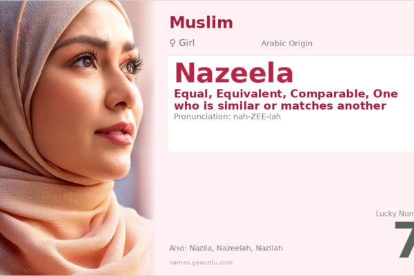 Nazeela Name Meaning — Arabic Origin, Girl Name & Details (2025)
