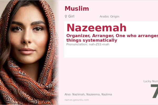 Nazeemah Meaning — Arabic Origin, Girl Name & Details (2025)