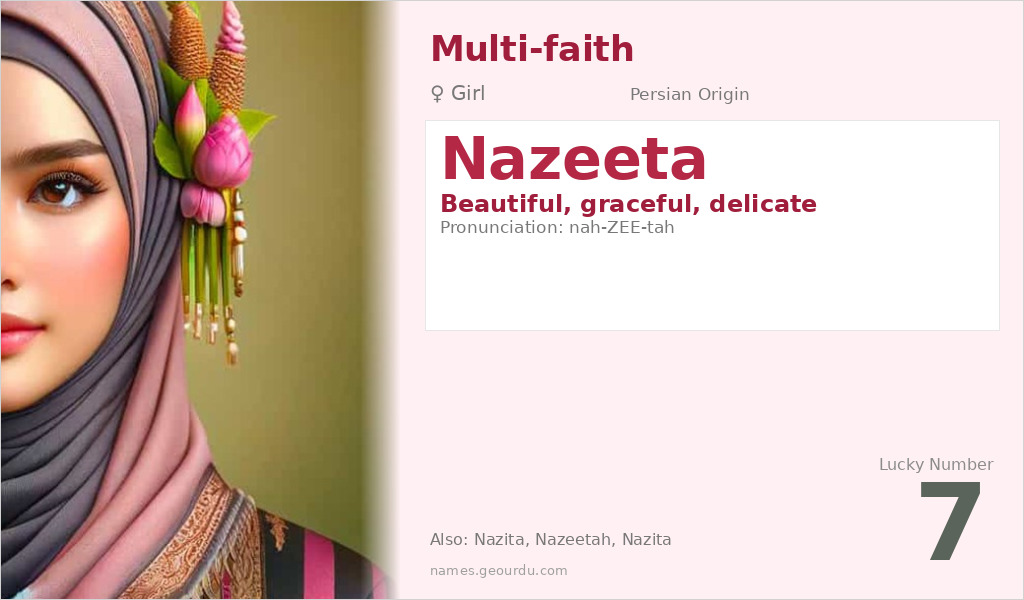 Nazeeta Name Meaning and Details