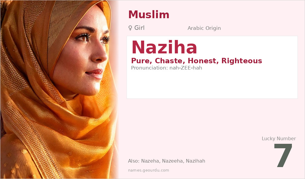 Naziha Name Meaning and Details