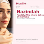 Nazindah Name Meaning and Details