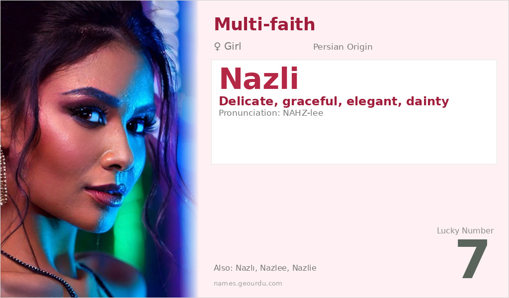 Nazli Name Meaning and Details
