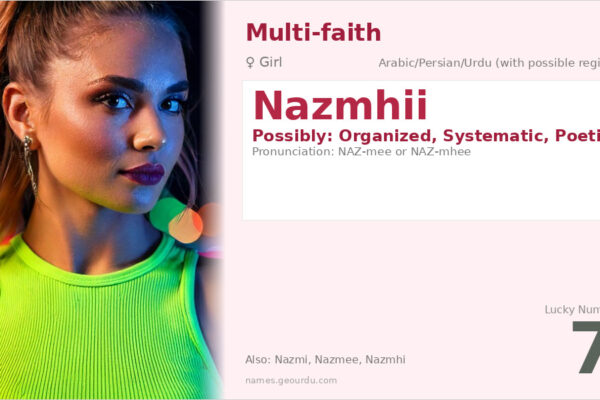 Nazmhii Name Meaning — Origin, Gender & Details (2025)