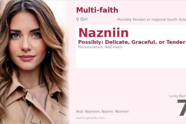 Nazniin Name Meaning — Origin, Gender & Details (2025)