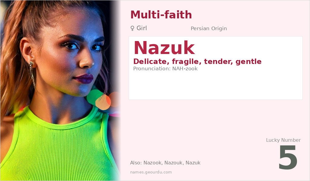 Nazuk Name Meaning and Details
