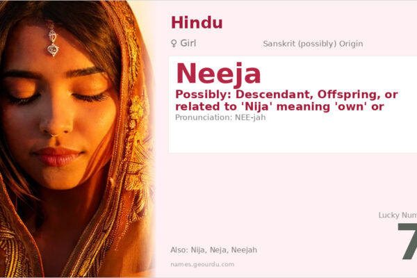 Neeja Name Meaning — Origin, Gender & Details (2025)
