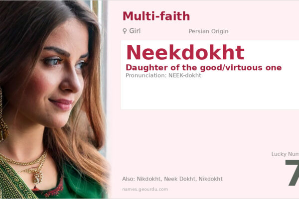 Neekdokht Name Meaning — Persian Origin, Girl & Details (2025)
