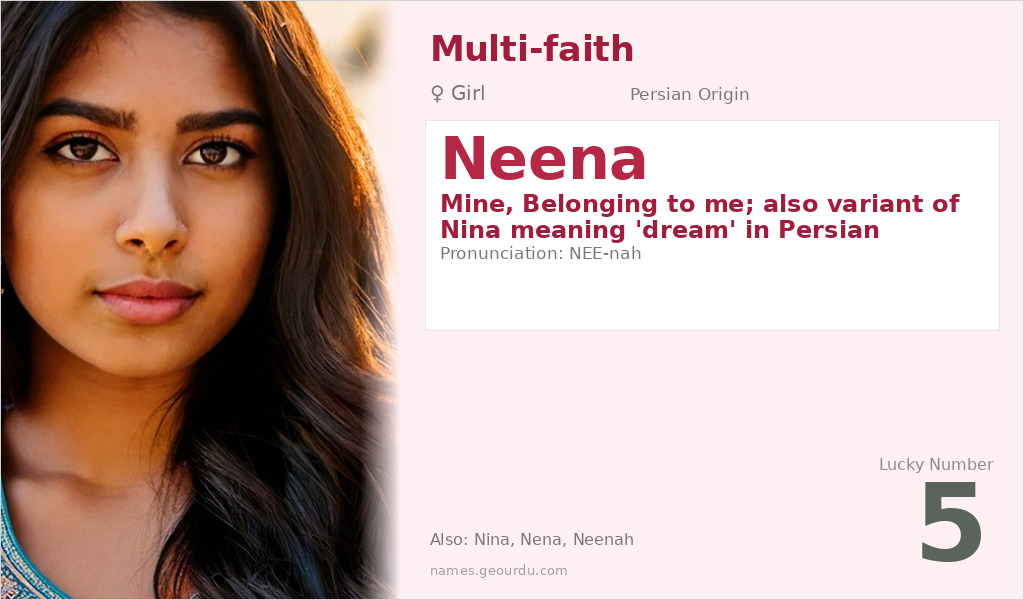 Neena Name Meaning and Details