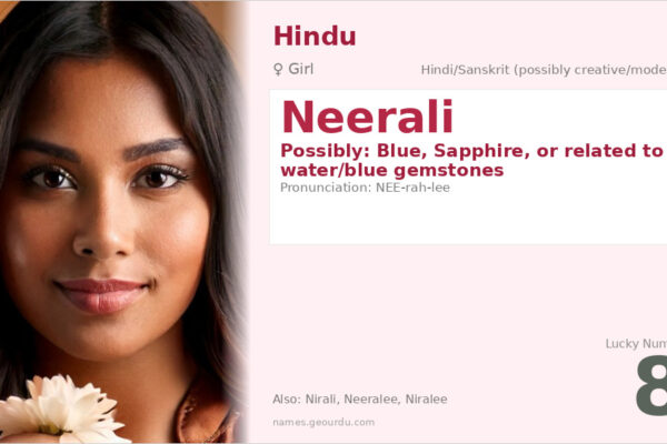 Neerali Name Meaning — Origin, Gender & Details (2025)