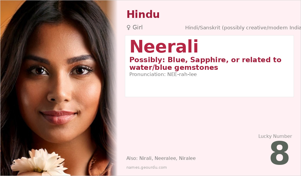 Neerali Name Meaning and Details