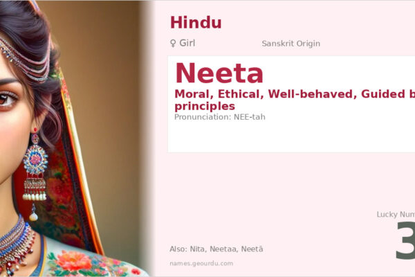 Neeta Name Meaning — Sanskrit Origin, Girl Name & Details (2025)
