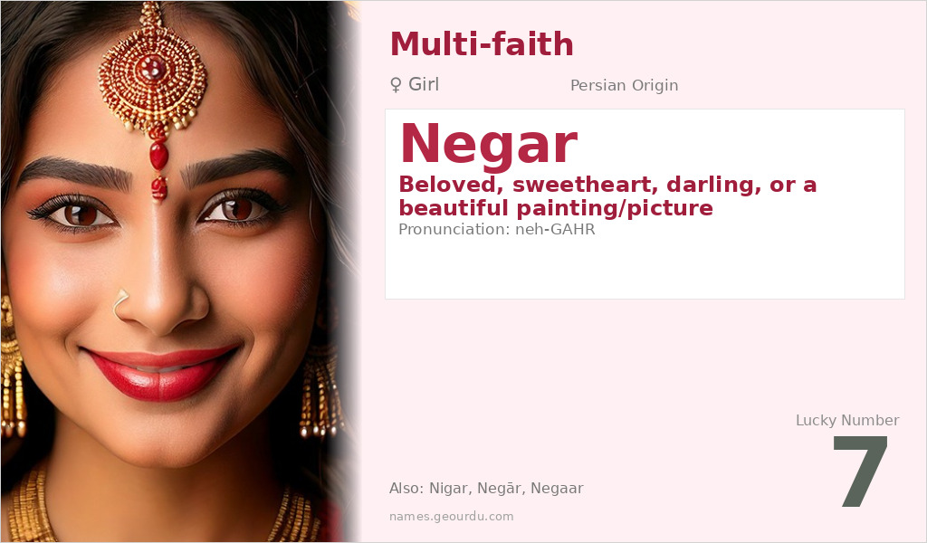 Negar Name Meaning and Details