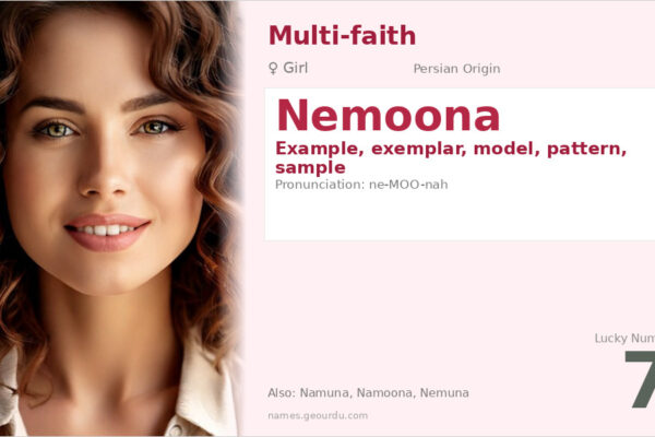 Nemoona Name Meaning — Persian Origin, Girl Name & Details (2025)