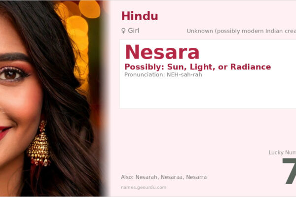 Nesara Name Meaning — Origin, Gender & Details (2025)