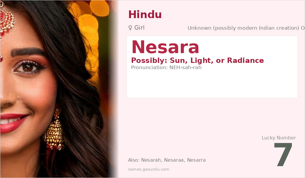 Nesara Name Meaning and Details
