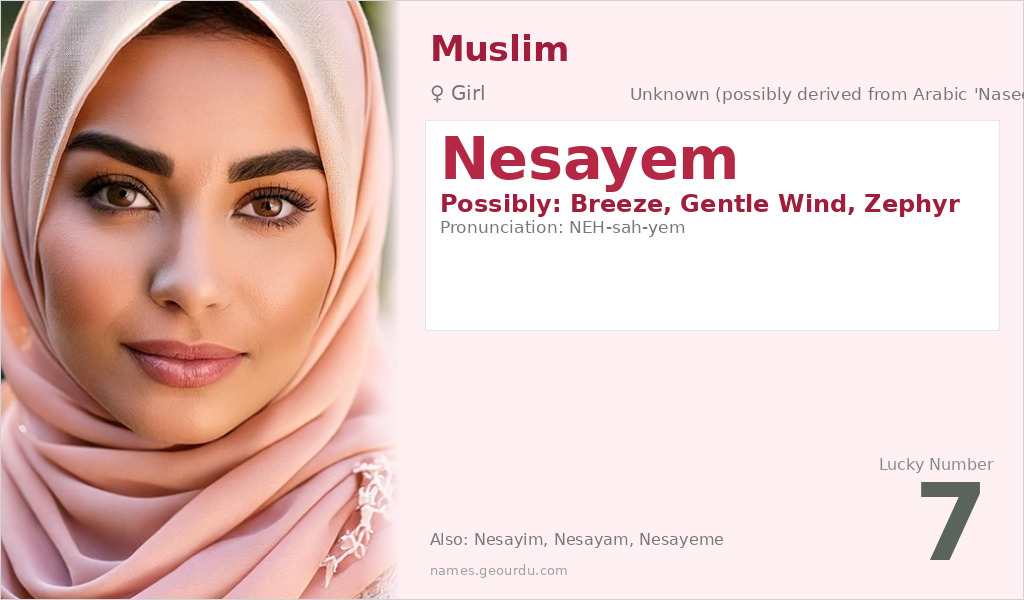 Nesayem Name Meaning and Details