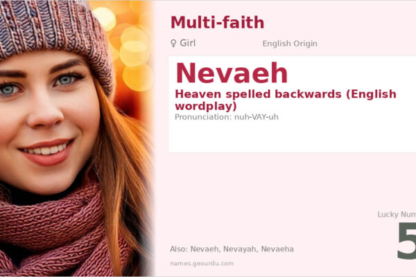 Nevaeh Name Meaning — Origin, Gender & Details (2025)