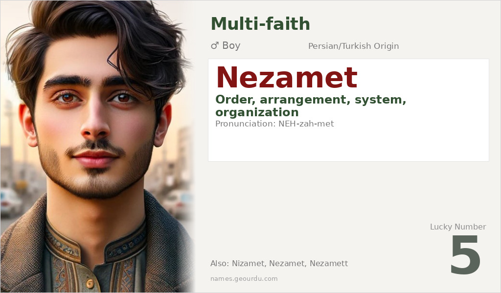 Nezamet Name Meaning and Details