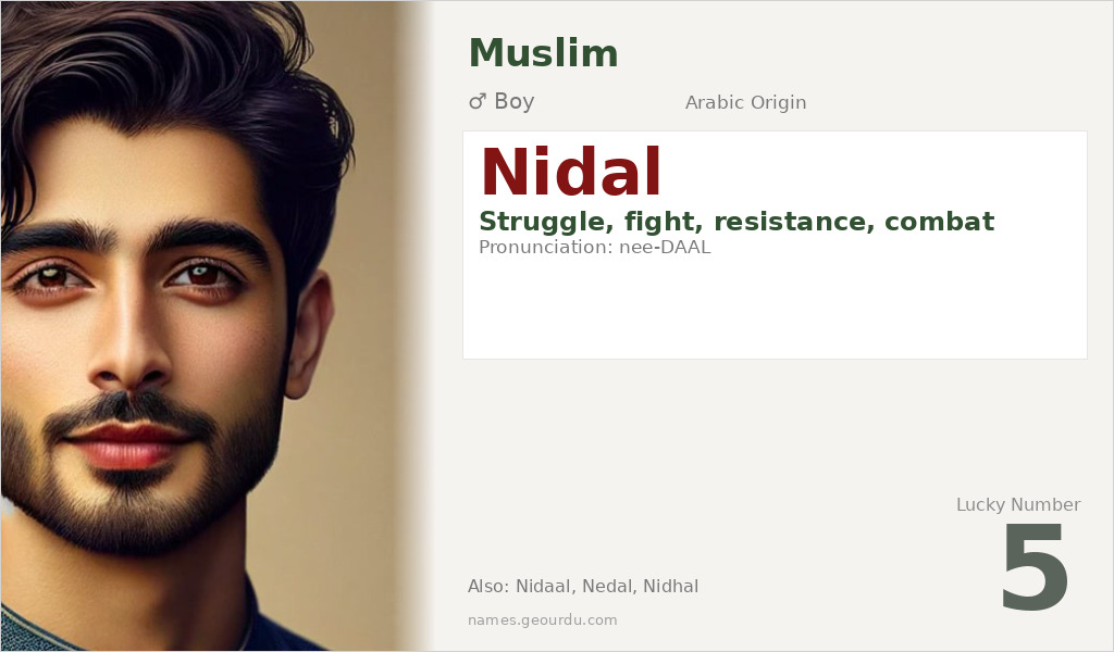 Nidal Name Meaning and Details