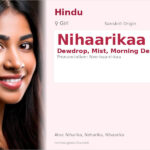 Nihaarikaa Name Meaning and Details