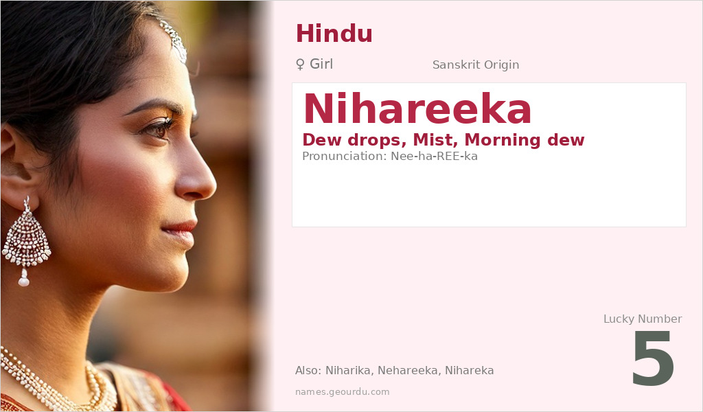 Nihareeka Name Meaning and Details